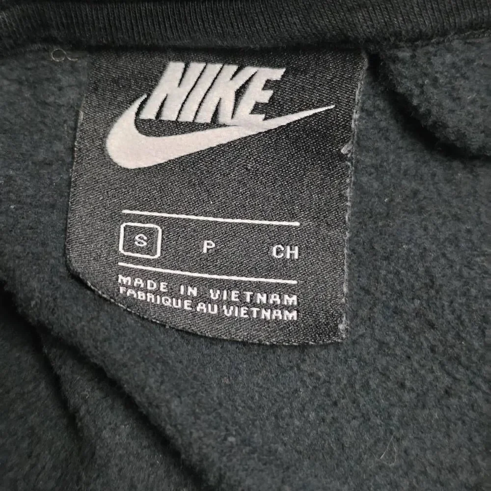 Nike Women’s Black Pullover Hoodie Gold Logo Size Small